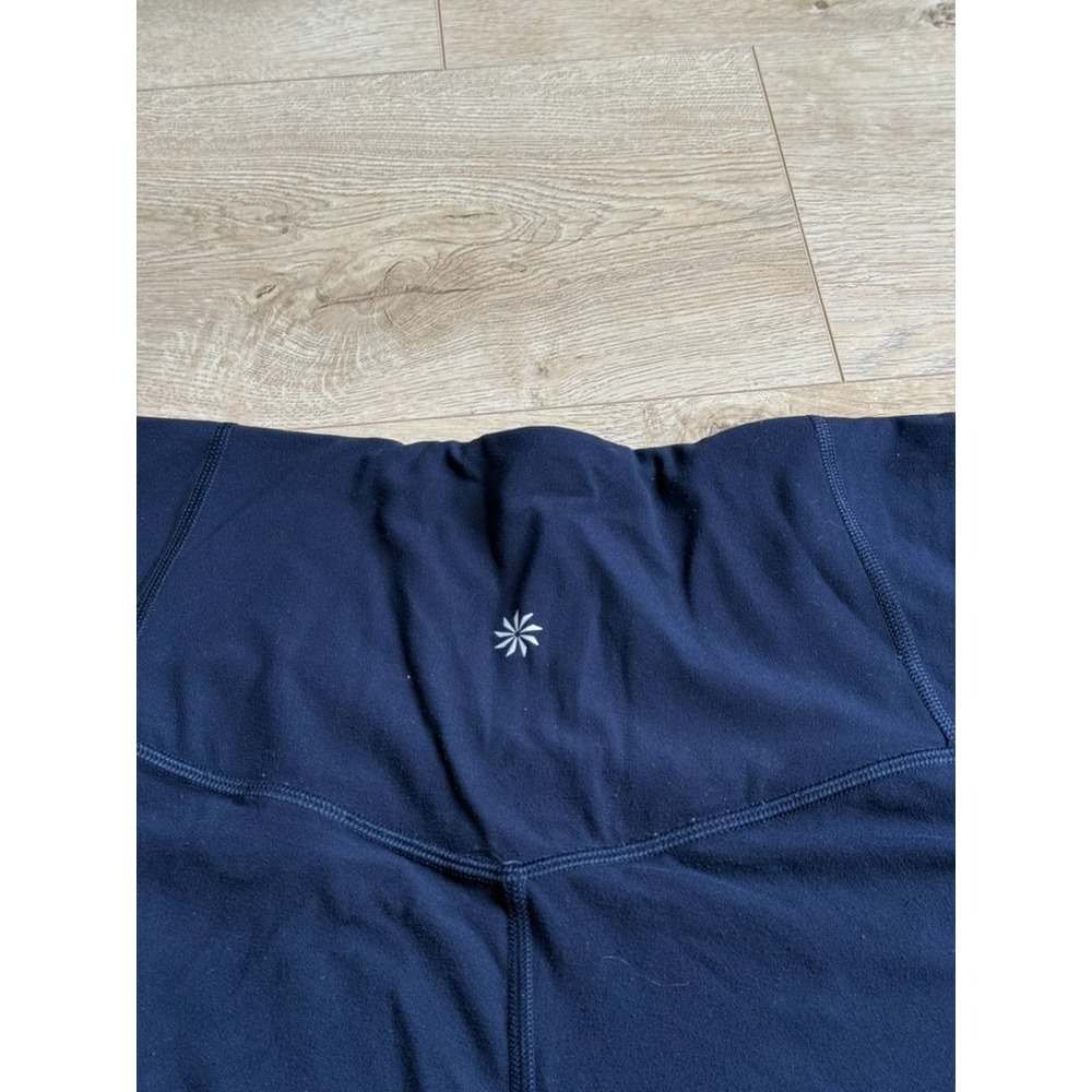 Athleta Elation Ultra High Rise Wide Leg Pant blue stretch athletic lounge sz 2X - Picture 10 of 10
